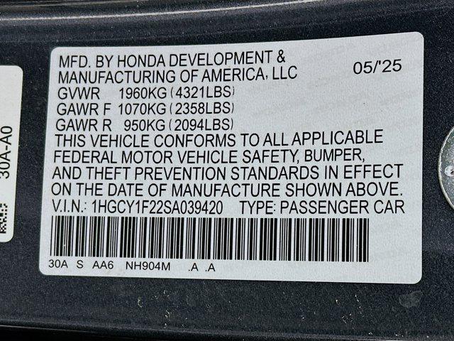 used 2025 Honda Accord car, priced at $23,987