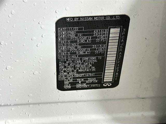 used 2023 INFINITI QX50 car, priced at $24,996