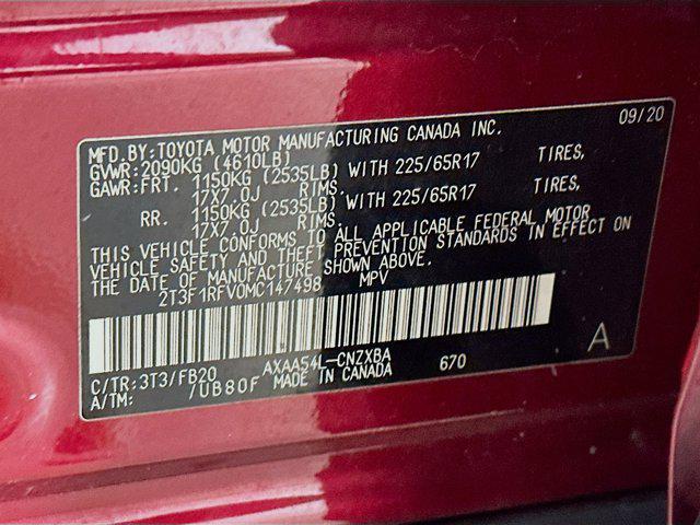 used 2021 Toyota RAV4 car, priced at $21,496