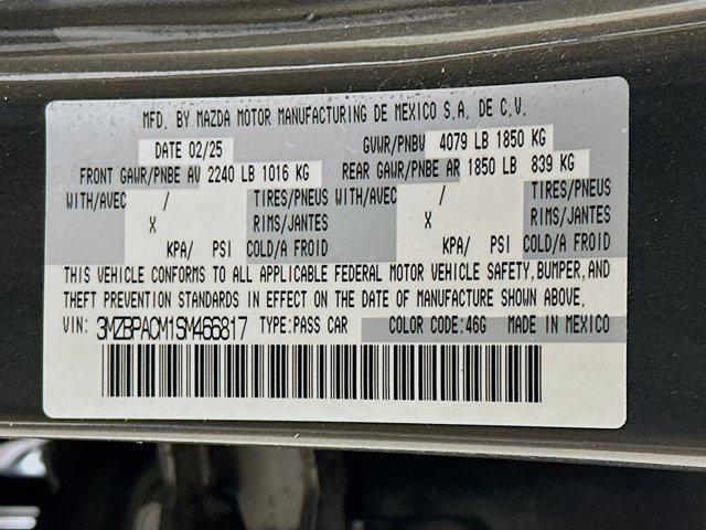 used 2025 Mazda Mazda3 car, priced at $20,996