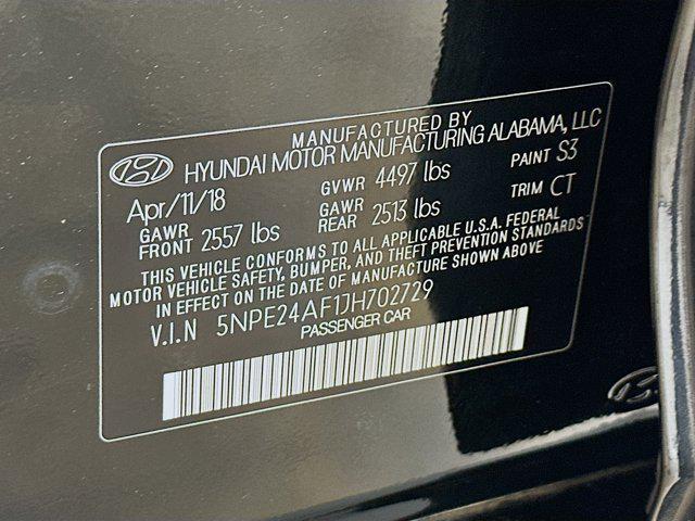 used 2018 Hyundai Sonata car, priced at $14,695