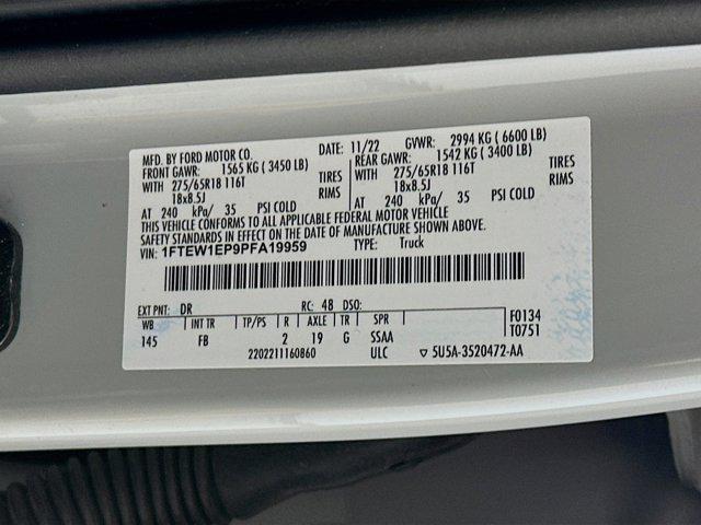 used 2023 Ford F-150 car, priced at $37,496