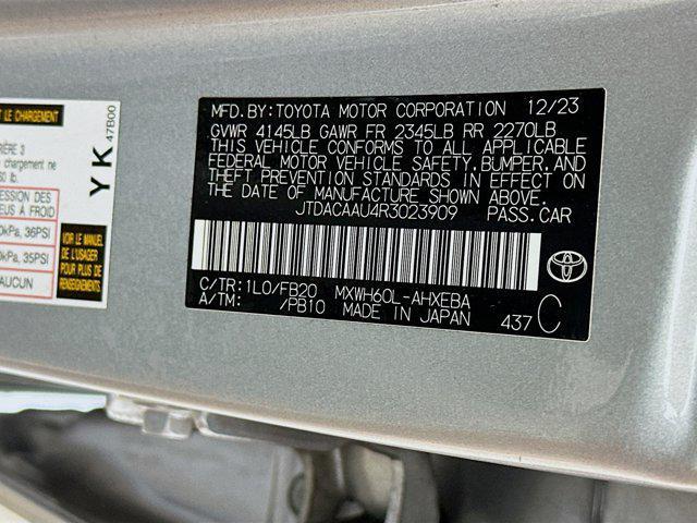 used 2024 Toyota Prius car, priced at $23,987