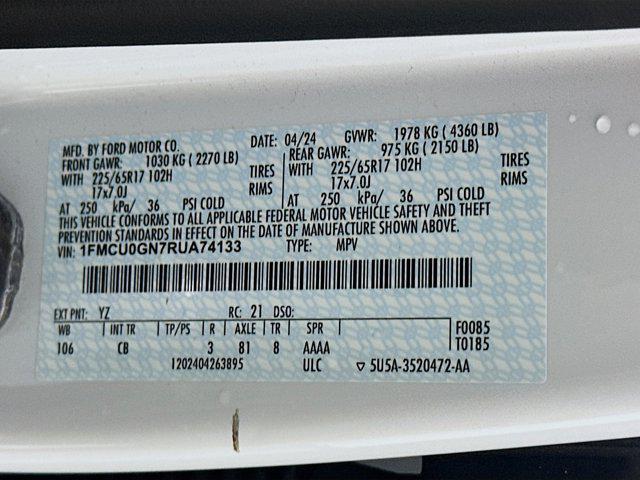 used 2024 Ford Escape car, priced at $17,487