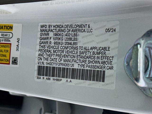 used 2024 Honda Accord car, priced at $27,195