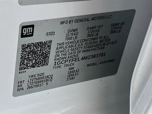 used 2021 Chevrolet Silverado 1500 car, priced at $34,987