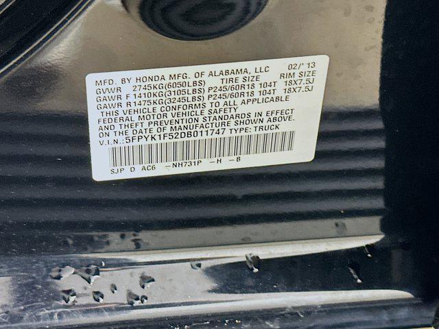 used 2013 Honda Ridgeline car, priced at $15,195