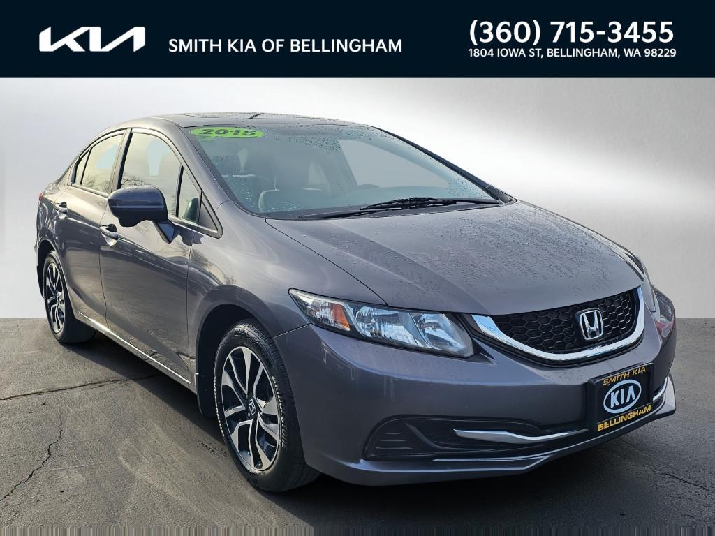 used 2015 Honda Civic car, priced at $15,663