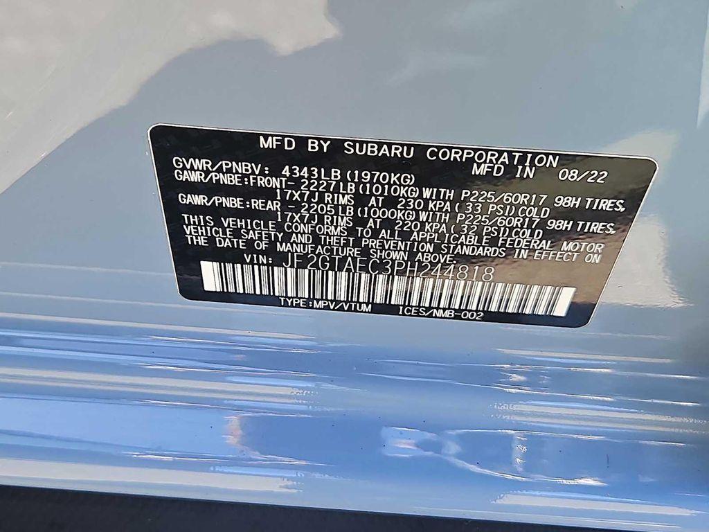 used 2023 Subaru Crosstrek car, priced at $24,587