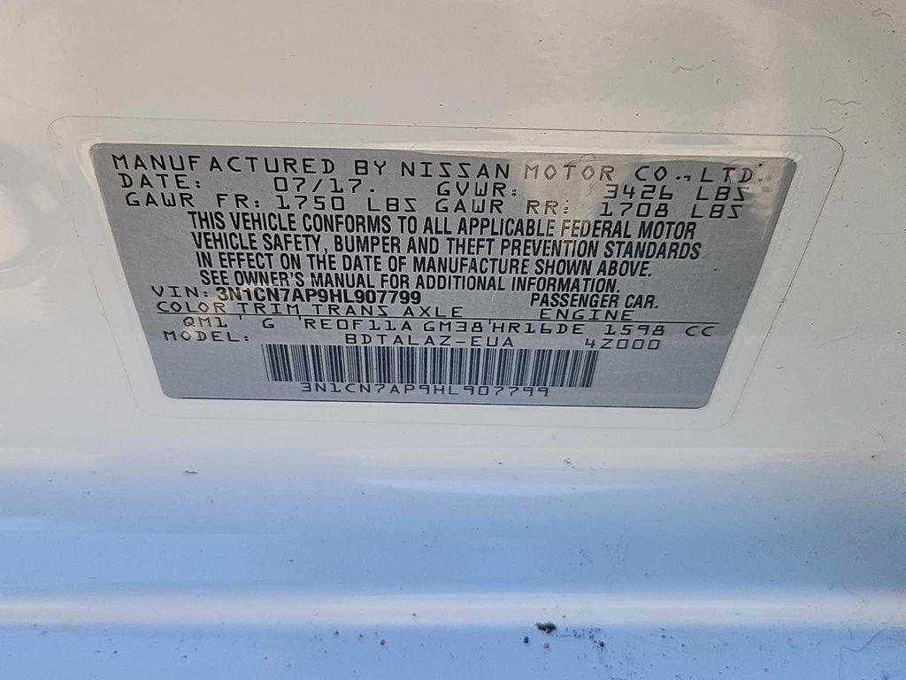 used 2017 Nissan Versa car, priced at $6,187