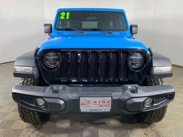 used 2021 Jeep Wrangler car, priced at $21,500