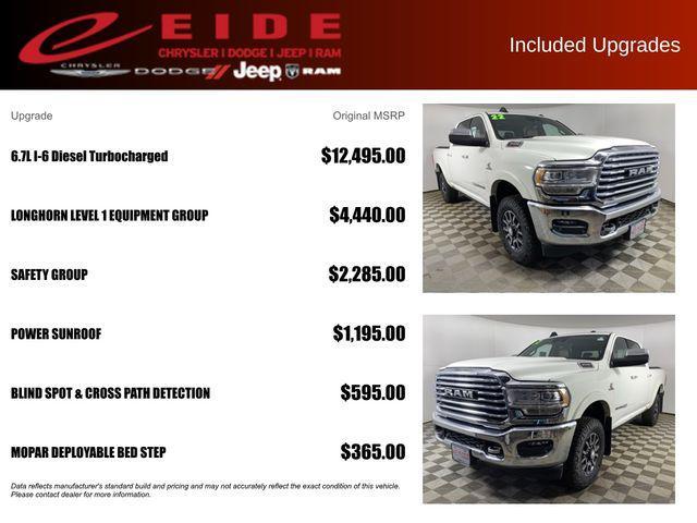 used 2022 Ram 3500 car, priced at $60,000