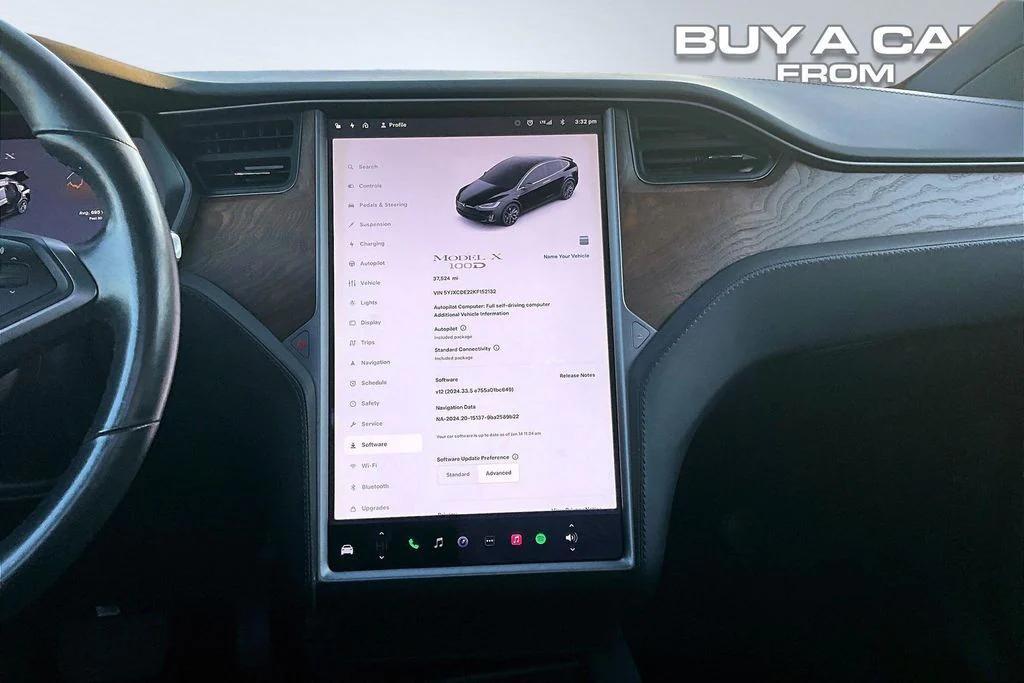used 2019 Tesla Model X car, priced at $27,998