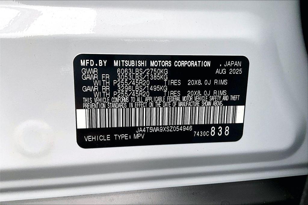 new 2025 Mitsubishi Outlander PHEV car, priced at $45,998