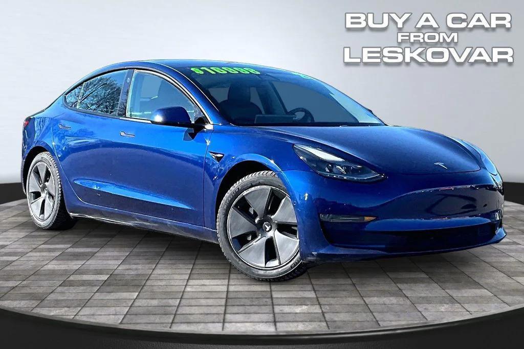 used 2021 Tesla Model 3 car, priced at $16,998