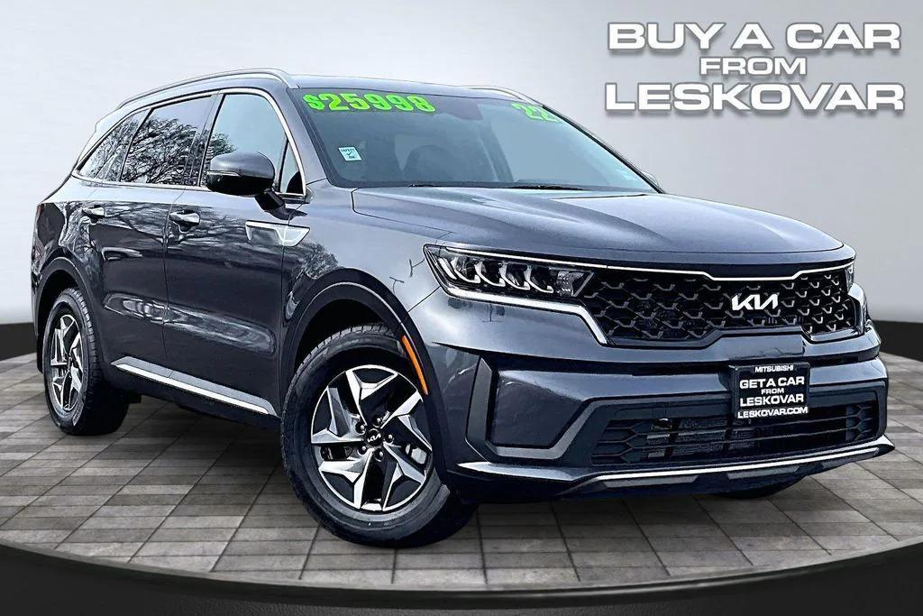 used 2022 Kia Sorento Hybrid car, priced at $25,998