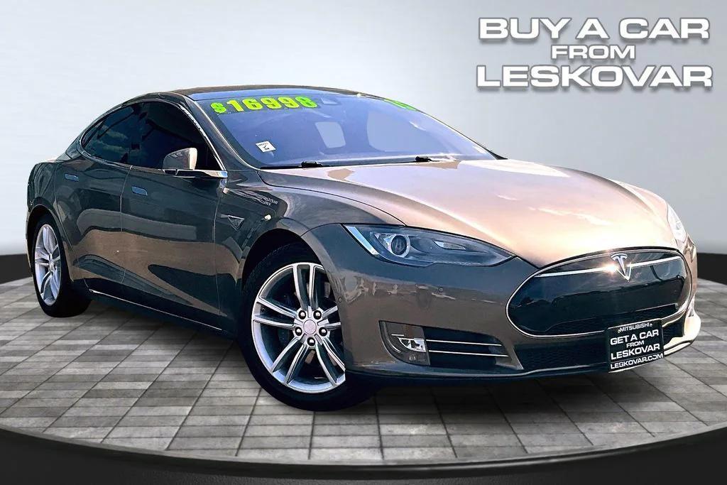 used 2015 Tesla Model S car, priced at $13,998