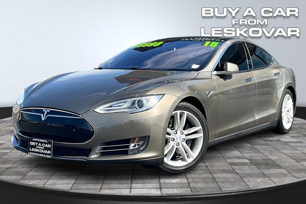 used 2015 Tesla Model S car, priced at $13,998