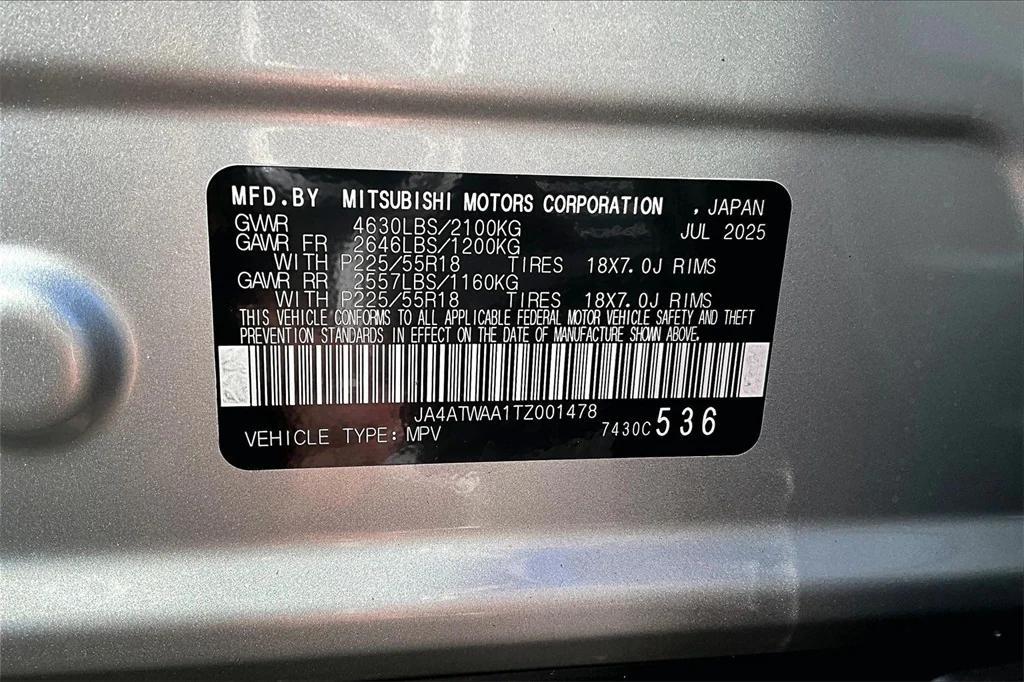 new 2026 Mitsubishi Eclipse Cross car, priced at $29,998