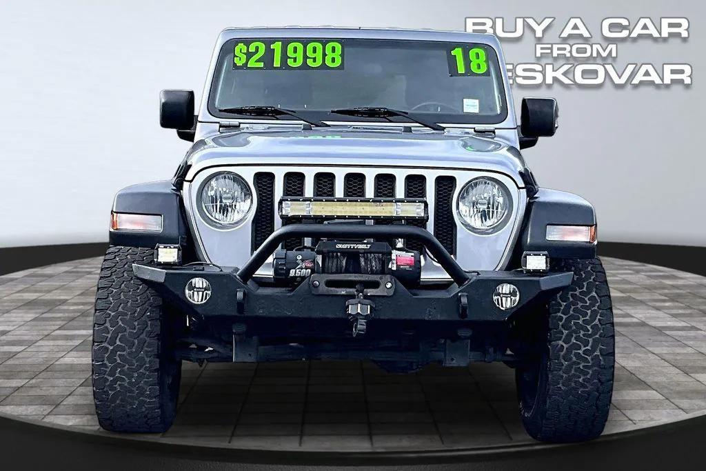 used 2018 Jeep Wrangler car, priced at $20,998