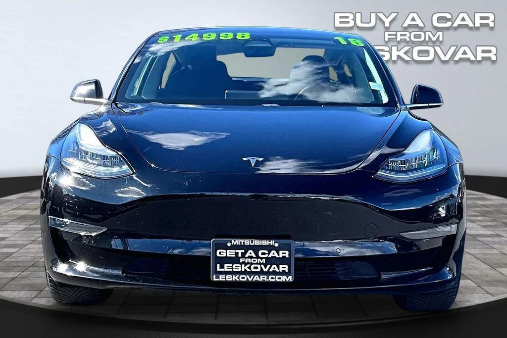 used 2018 Tesla Model 3 car, priced at $14,998
