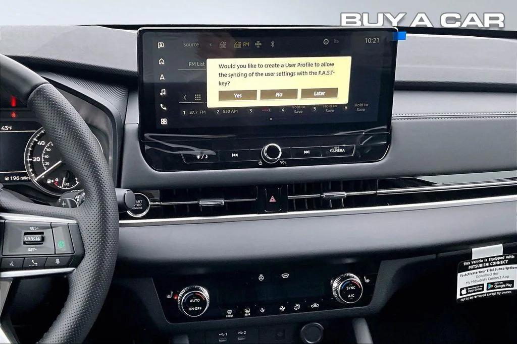 new 2026 Mitsubishi Outlander car, priced at $35,498