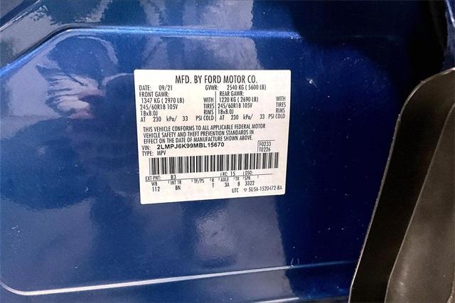 used 2021 Lincoln Nautilus car, priced at $20,713