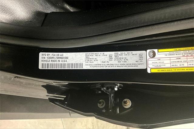 used 2021 Ram 1500 car, priced at $27,317