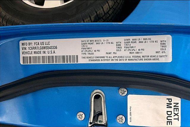 used 2021 Ram 1500 Classic car, priced at $20,791