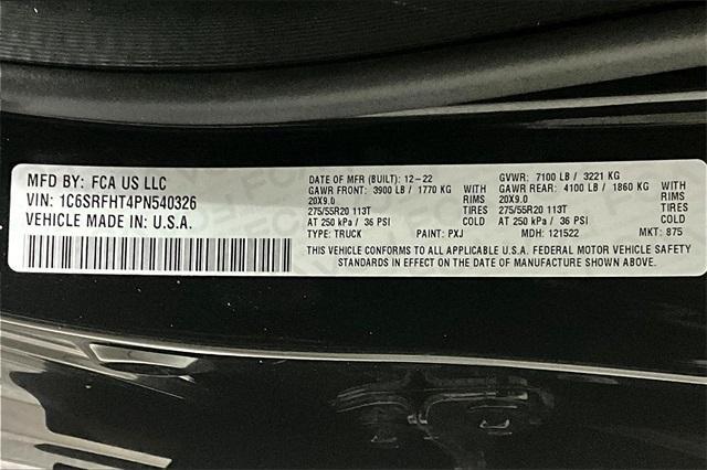 used 2023 Ram 1500 car, priced at $37,360