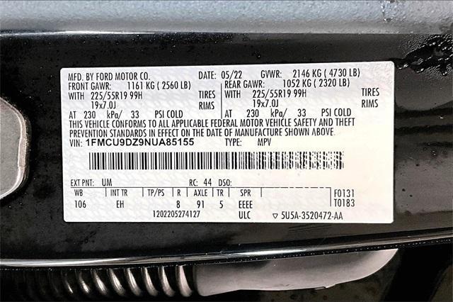 used 2022 Ford Escape car, priced at $17,172