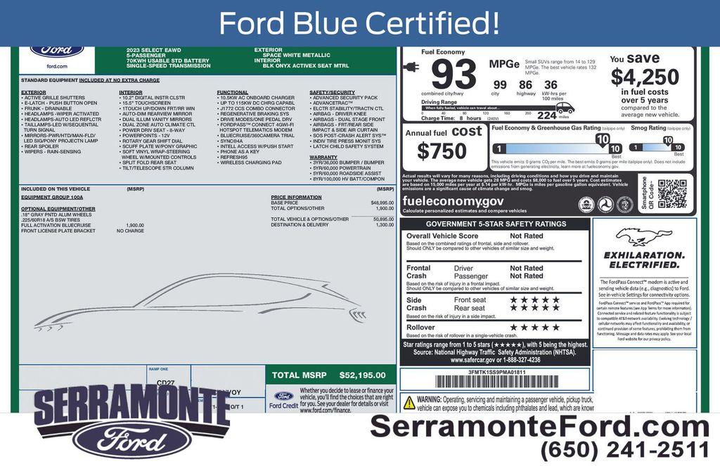 used 2023 Ford Mustang Mach-E car, priced at $28,990