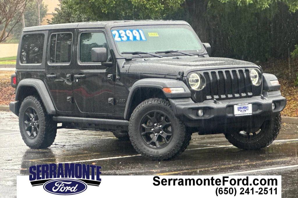 used 2020 Jeep Wrangler Unlimited car, priced at $22,491