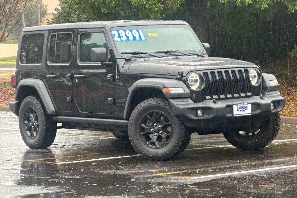 used 2020 Jeep Wrangler Unlimited car, priced at $22,491