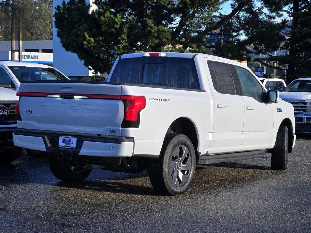 new 2025 Ford F-150 Lightning car, priced at $76,668
