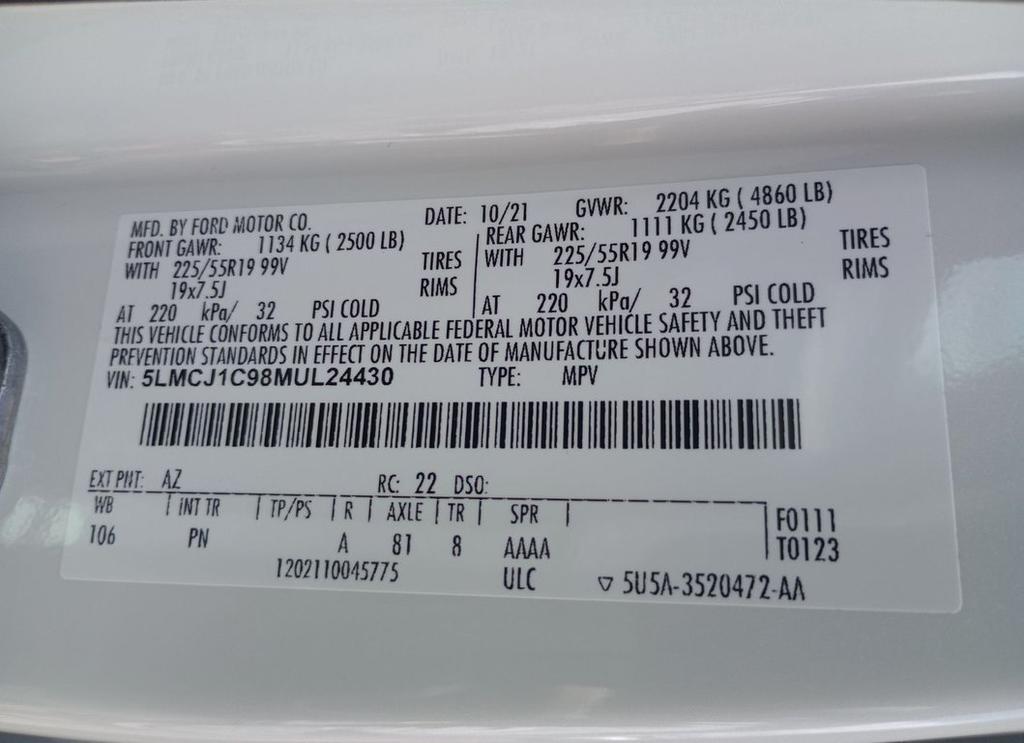 used 2021 Lincoln Corsair car, priced at $22,950