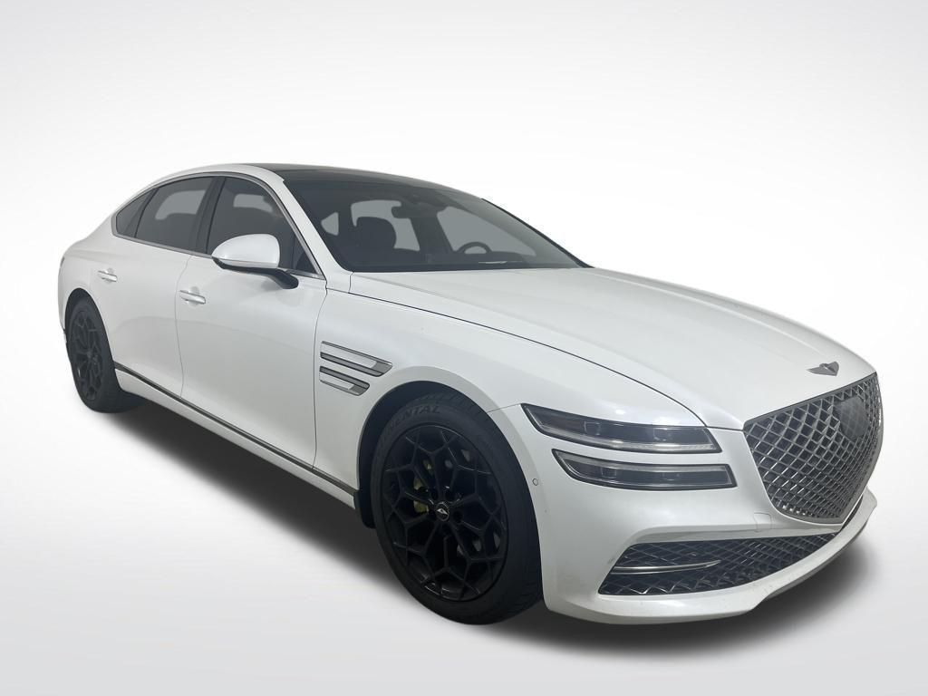 used 2021 Genesis G80 car, priced at $25,800