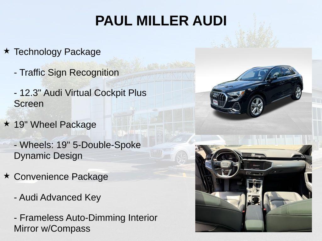 used 2023 Audi Q3 car, priced at $33,500