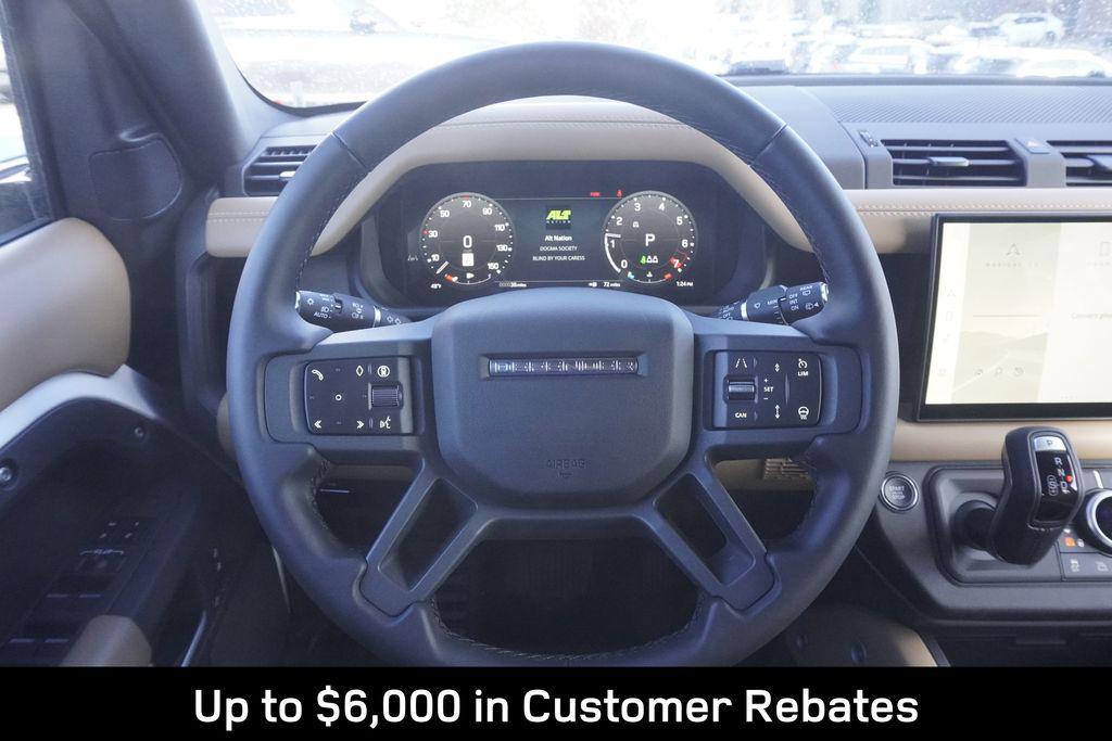 new 2025 Land Rover Defender car, priced at $105,810