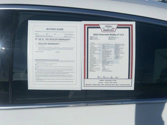 used 2024 Chevrolet Malibu car, priced at $20,977