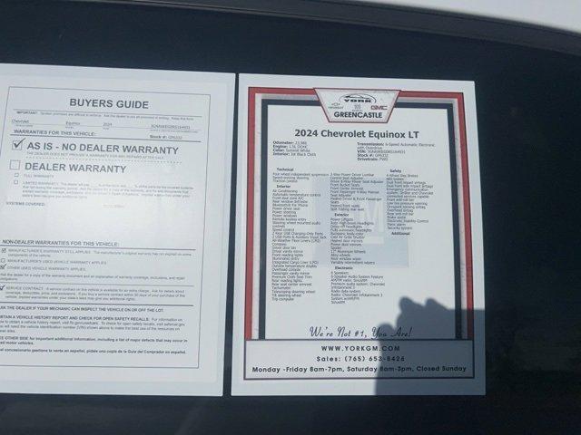 used 2024 Chevrolet Equinox car, priced at $23,995