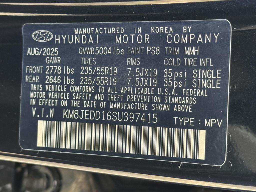 new 2025 Hyundai TUCSON Hybrid car, priced at $42,948