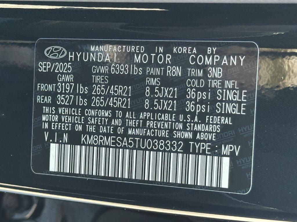 new 2026 Hyundai Palisade Hybrid car, priced at $59,495