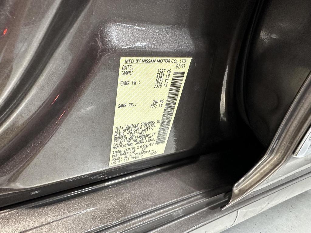 used 2015 Nissan Altima car, priced at $10,495