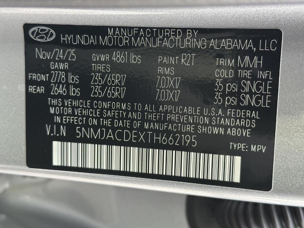 new 2026 Hyundai Tucson car, priced at $32,055