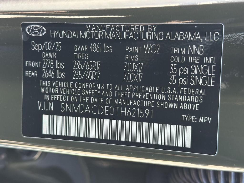 new 2026 Hyundai Tucson car, priced at $32,210