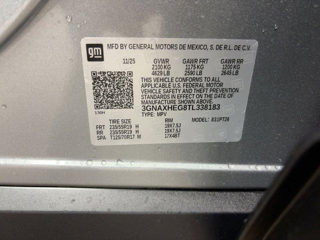 new 2026 Chevrolet Equinox car, priced at $34,061