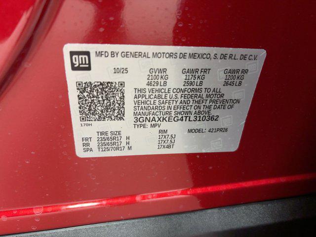 new 2026 Chevrolet Equinox car, priced at $34,841