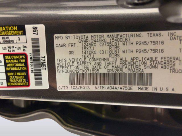 used 2015 Toyota Tacoma car, priced at $21,499