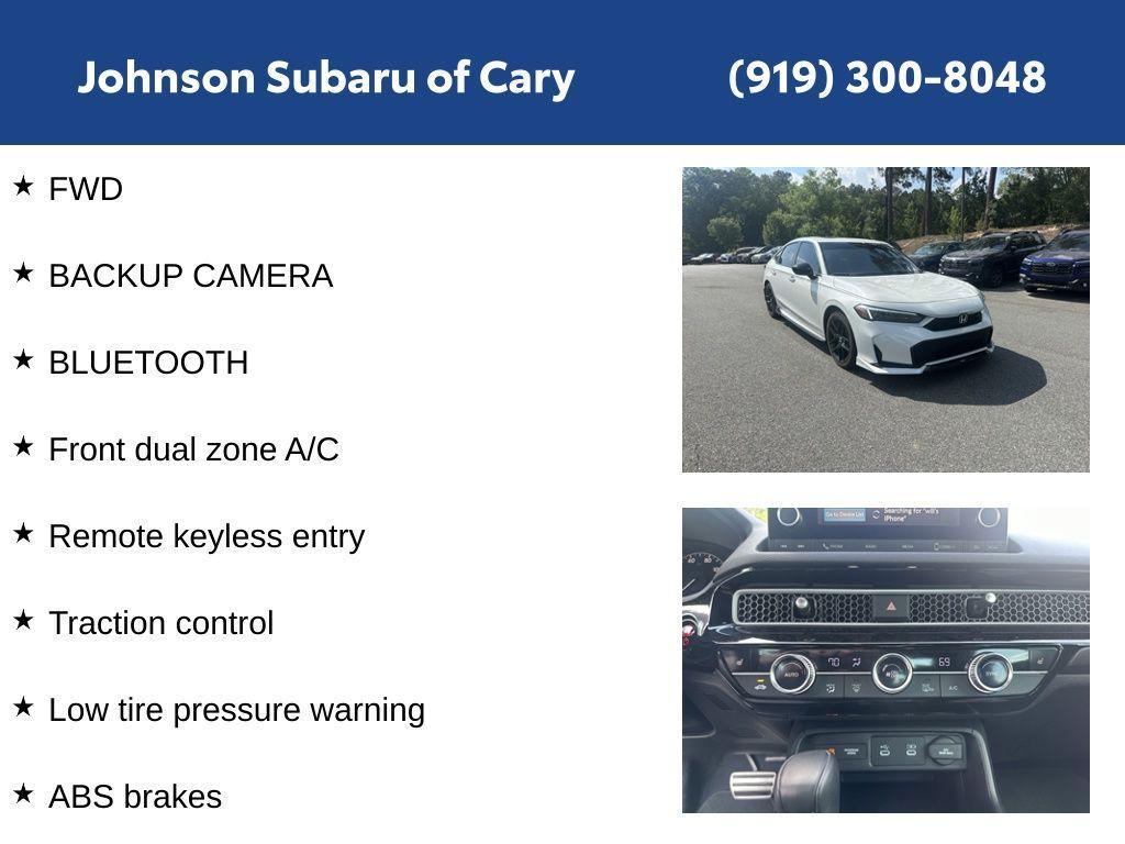 used 2025 Honda Civic Hybrid car, priced at $29,764